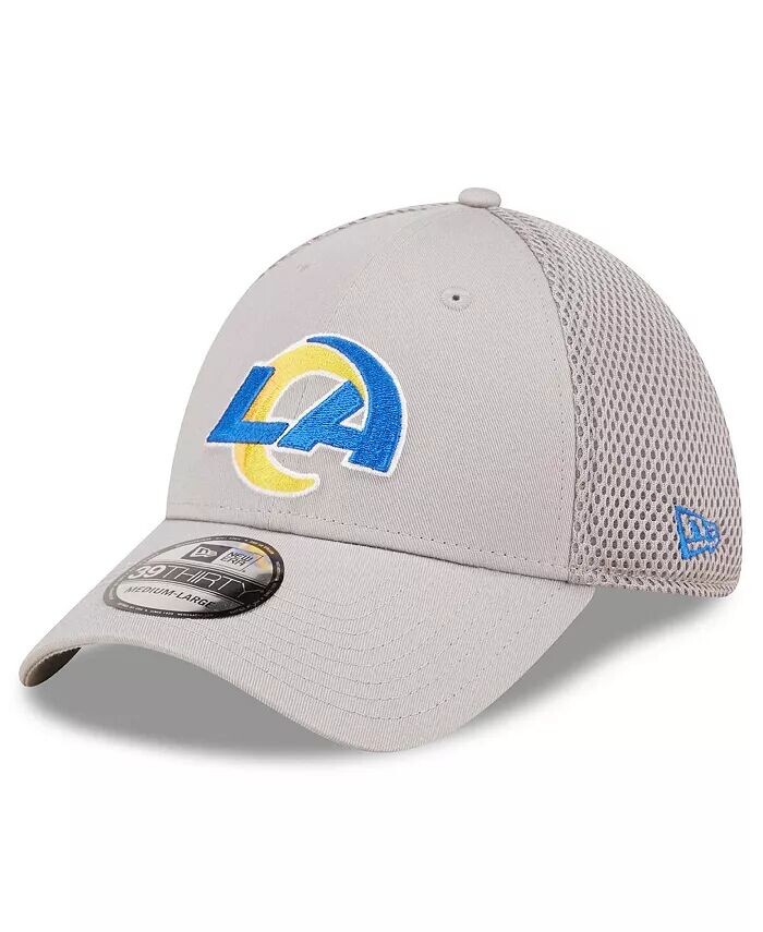 

Мужская серая кепка Los Angeles Rams Team Neo 39THIRTY Flex New Era