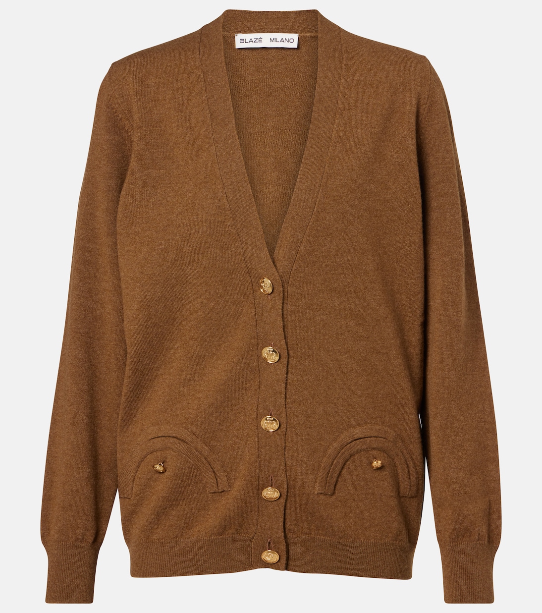 

Кардиган из шерсти и кашемира Highland Blazé Milano, Corteccia