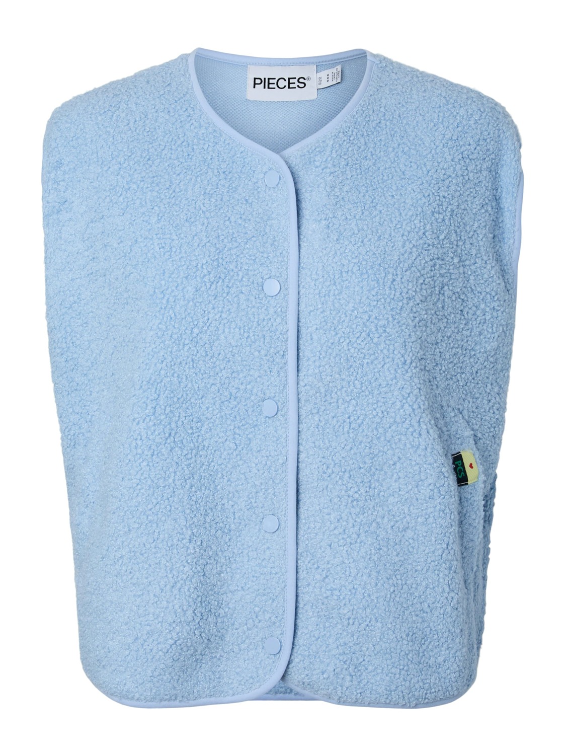 

PIECES Жилет 'PCKatty' в светло-голубом цвете
