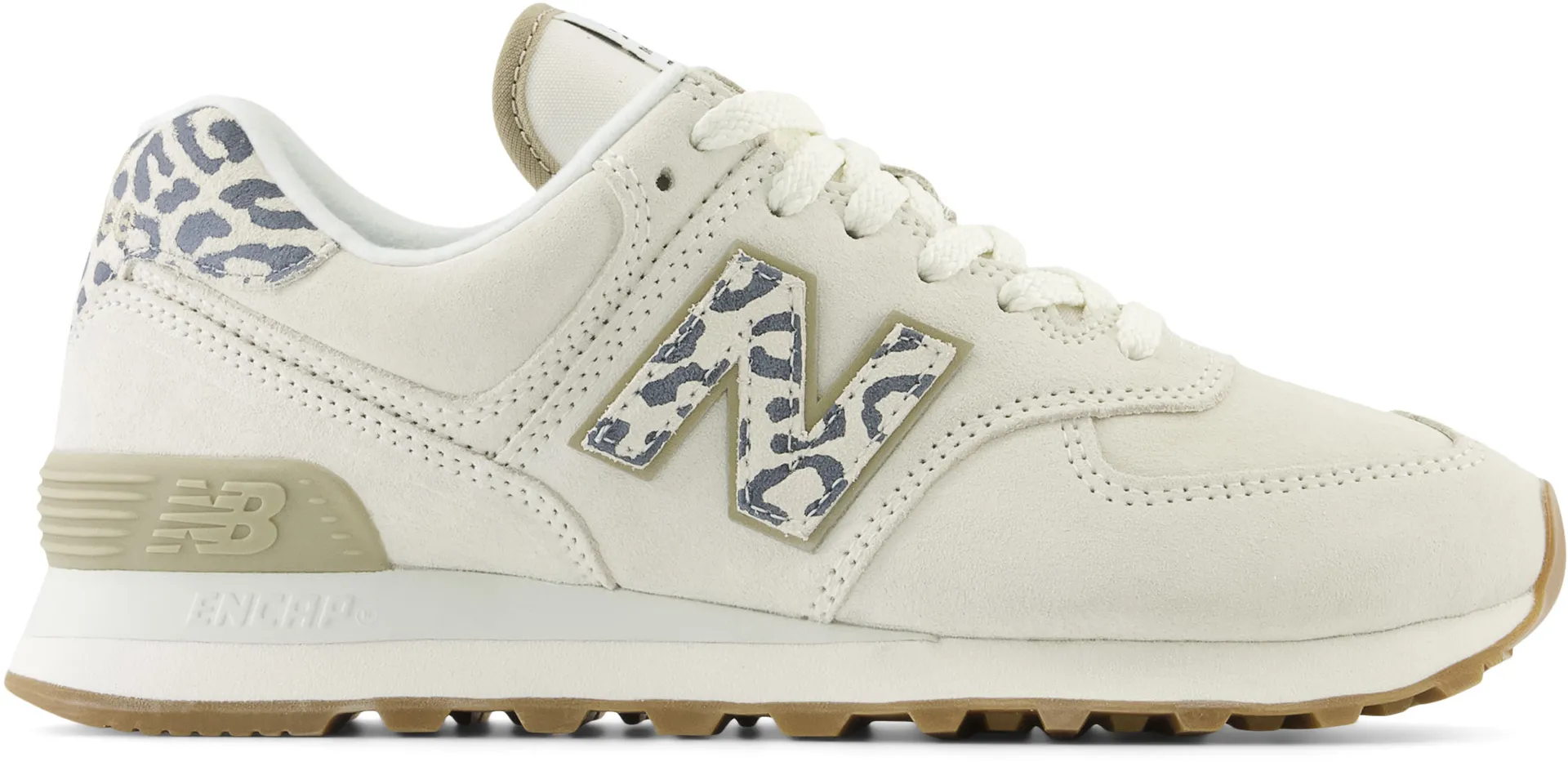 Кроссовки New Balance "WL574", кремовый — фото 2