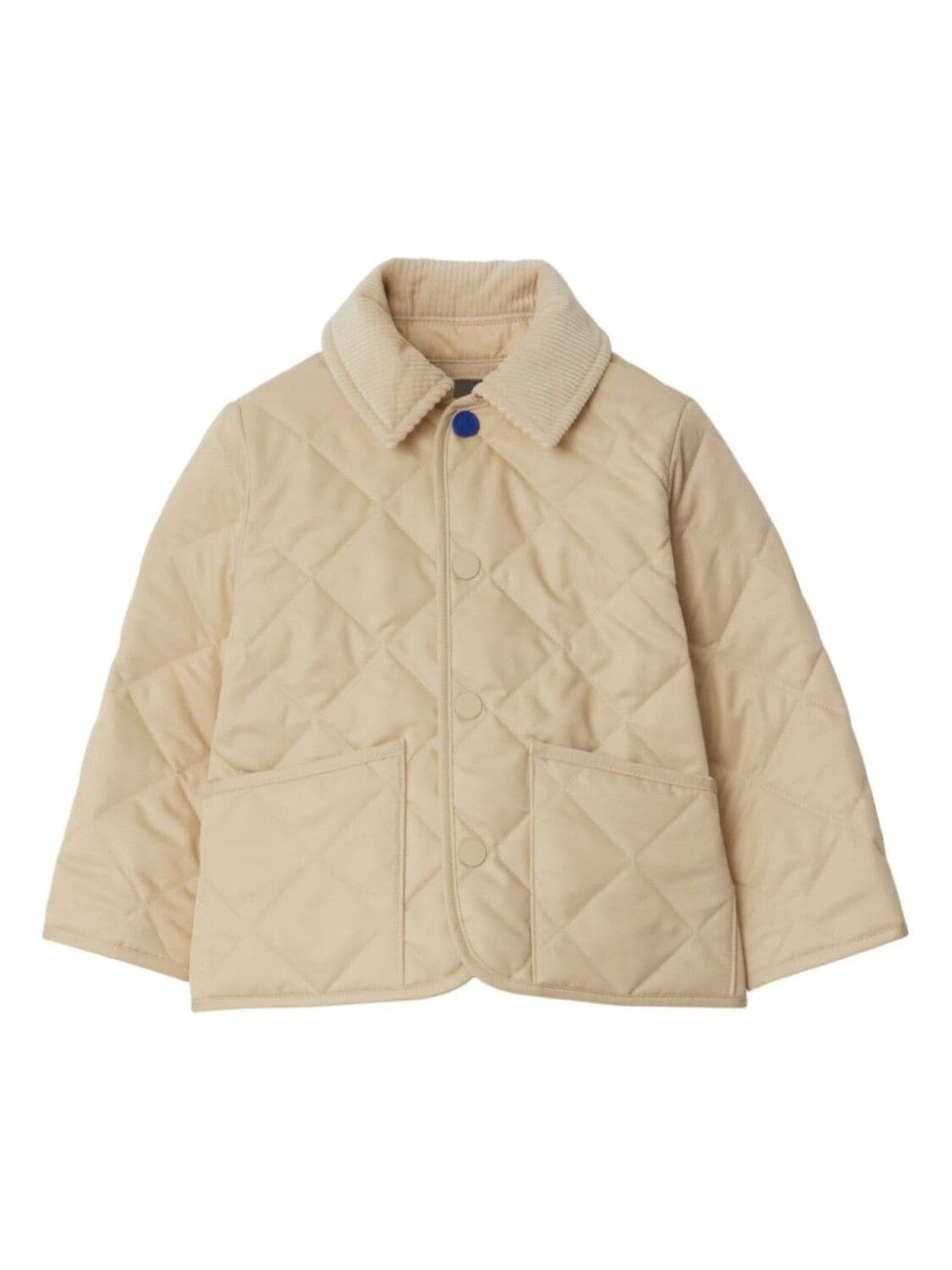 

Burberry Kids стеганый пуховик, нейтральный цвет