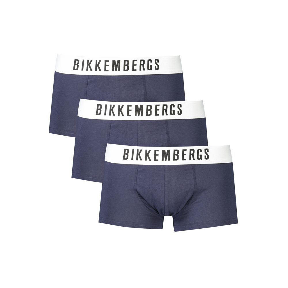 

Нижнее белье из синего хлопка Bikkembergs, Blue