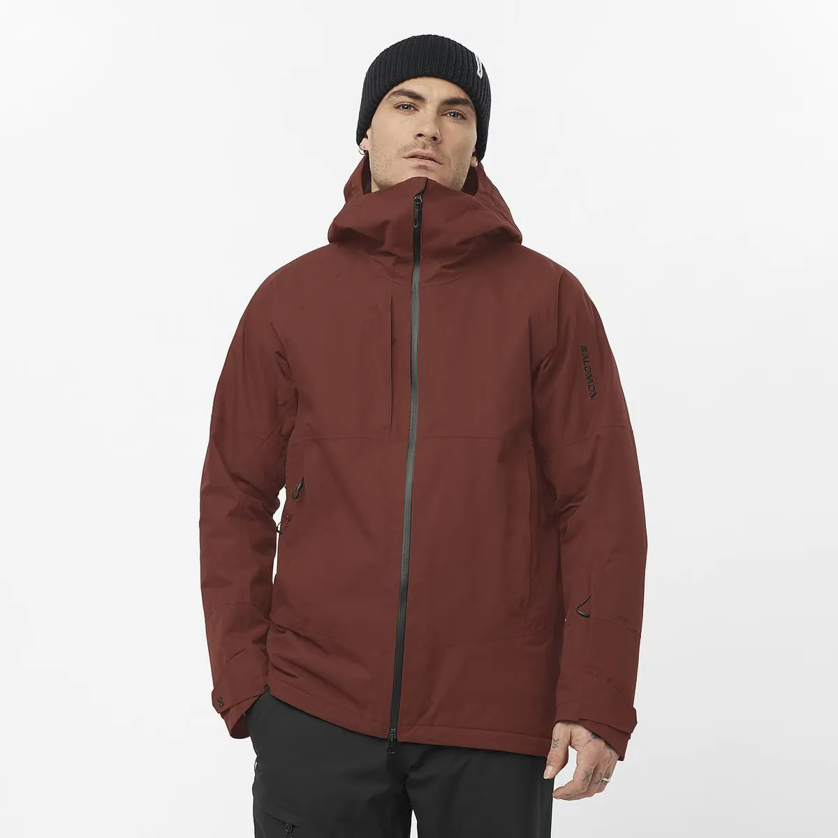 

Мужская куртка Salomon Transfer Puff, коричневый