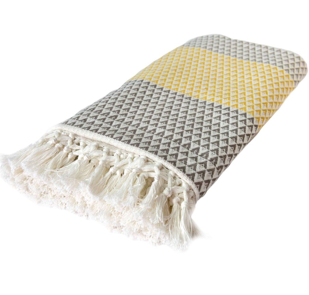

Одеяло Nielsen Plaid Dana, 150x200 см, Белый (Белый) Коричневый Желтый, Хлопок