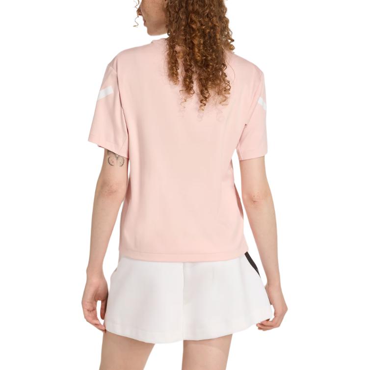 Футболка True Healing Series SS25 женская Adidas, светло-розовый/белый — фото 4