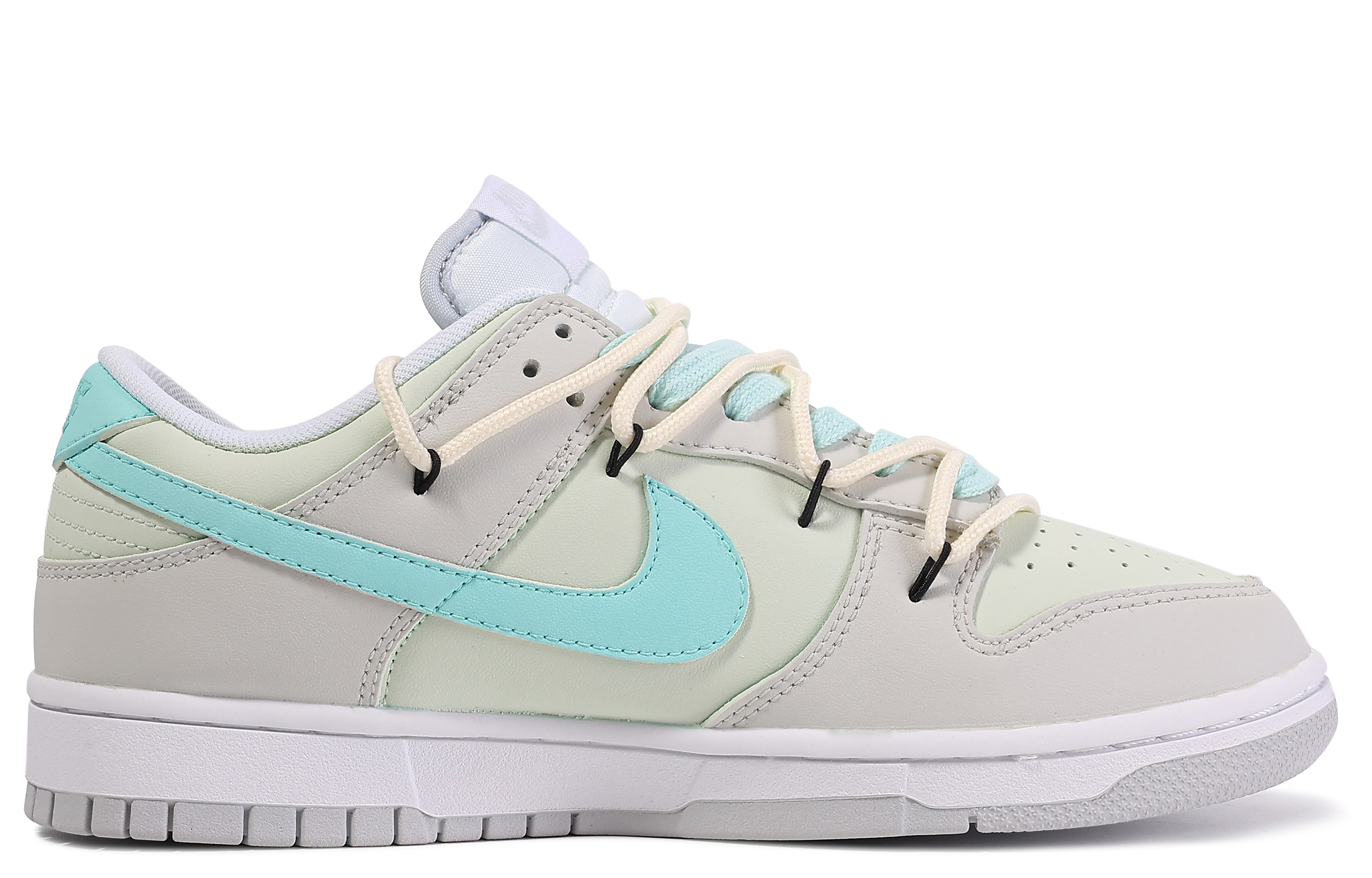 

Кроссовки Nike Dunk Skateboarding Shoes Women's Low-top Gray/Blue, светло-серый