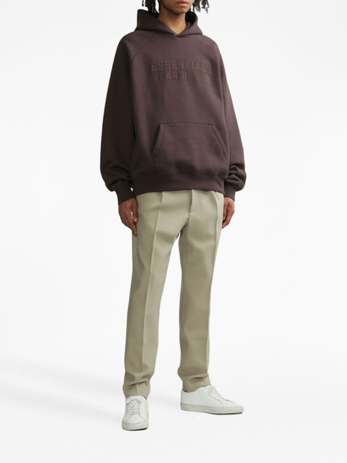 

Шерстяные брюки строгого кроя Fear Of God, бежевый