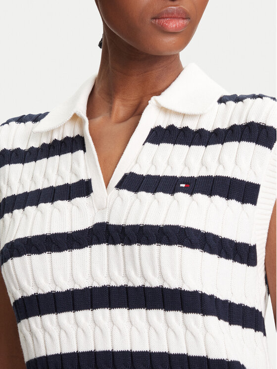 Свитер обычного кроя WW0WW45655 Tommy Hilfiger, синий — фото 4