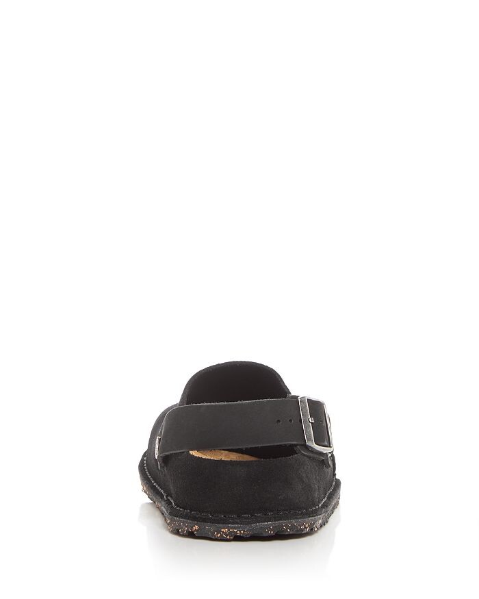 Мужские сабо Birkenstock Lutry с открытой пяткой, черный — фото 3