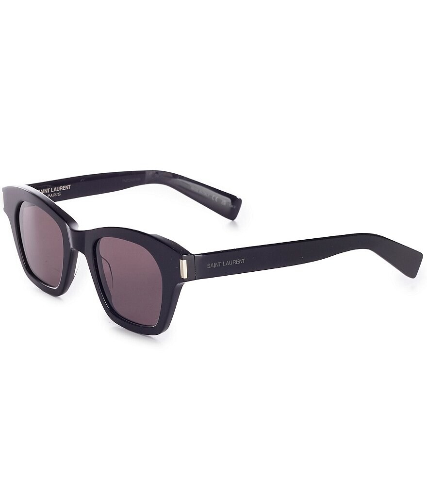 

Прямоугольные солнцезащитные очки унисекс Saint Laurent SL592 47 мм, черный