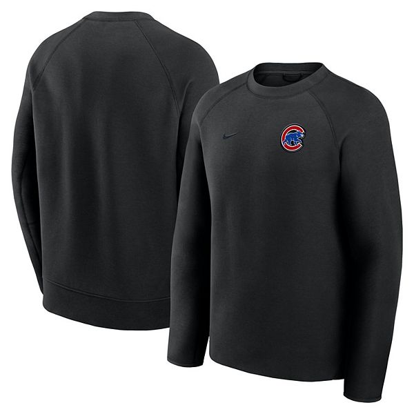 

Мужской черный свитшот Chicago Cubs Tech Fleece Raglan Nike