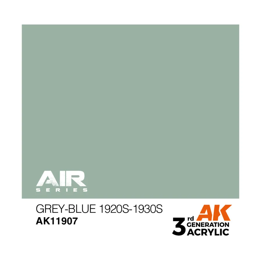 

Серо-голубой 1920-1930-е гг., 3rd Gen Acrylic - Air
