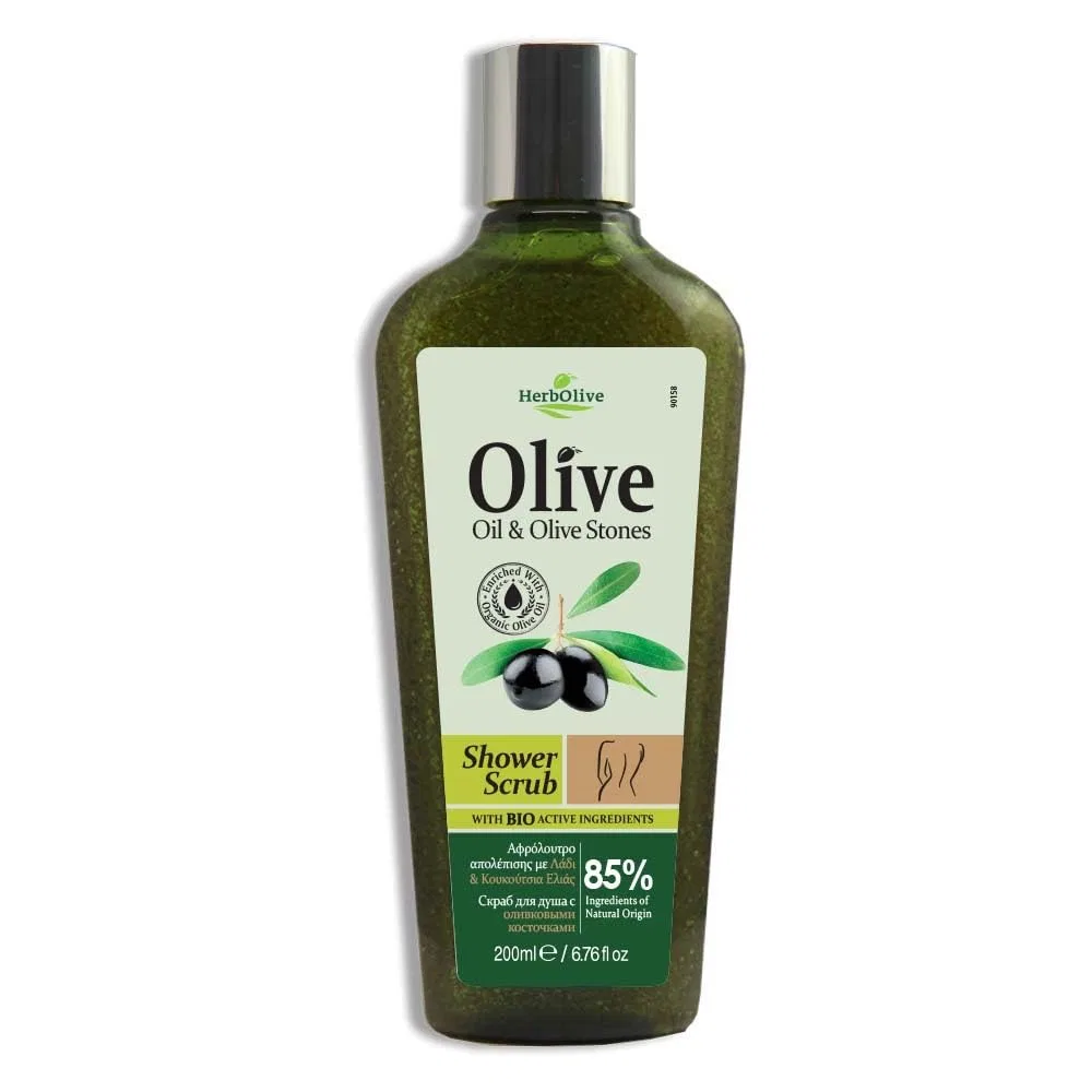 Скраб для тела HERBOLIVE BODY SHOWER SCRUB STONE, 200 мл Herbolive