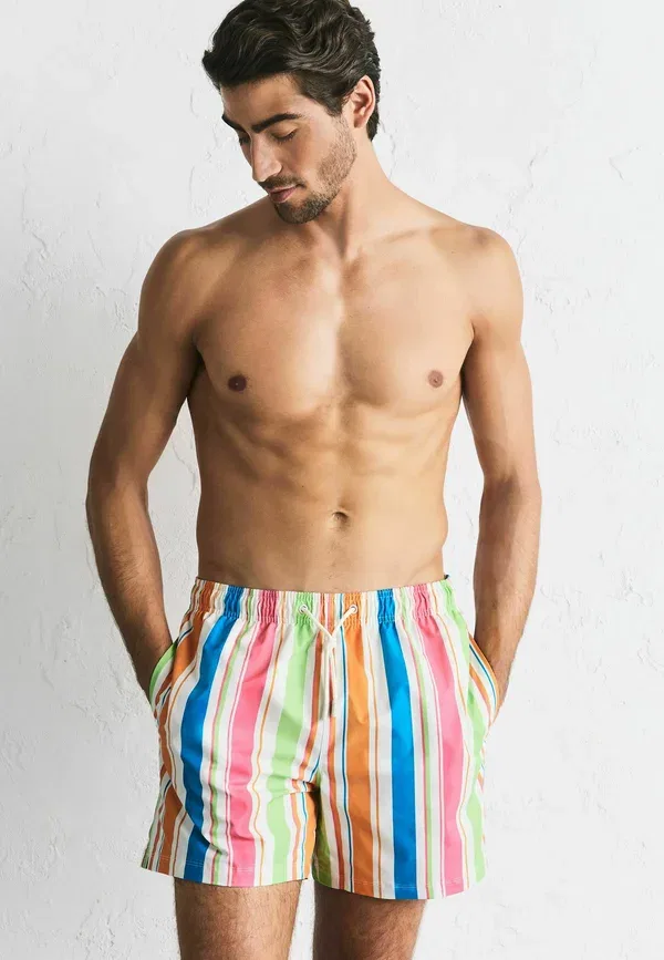 Плавки Regular fit bright stripe 5 inch Next, мультиколор