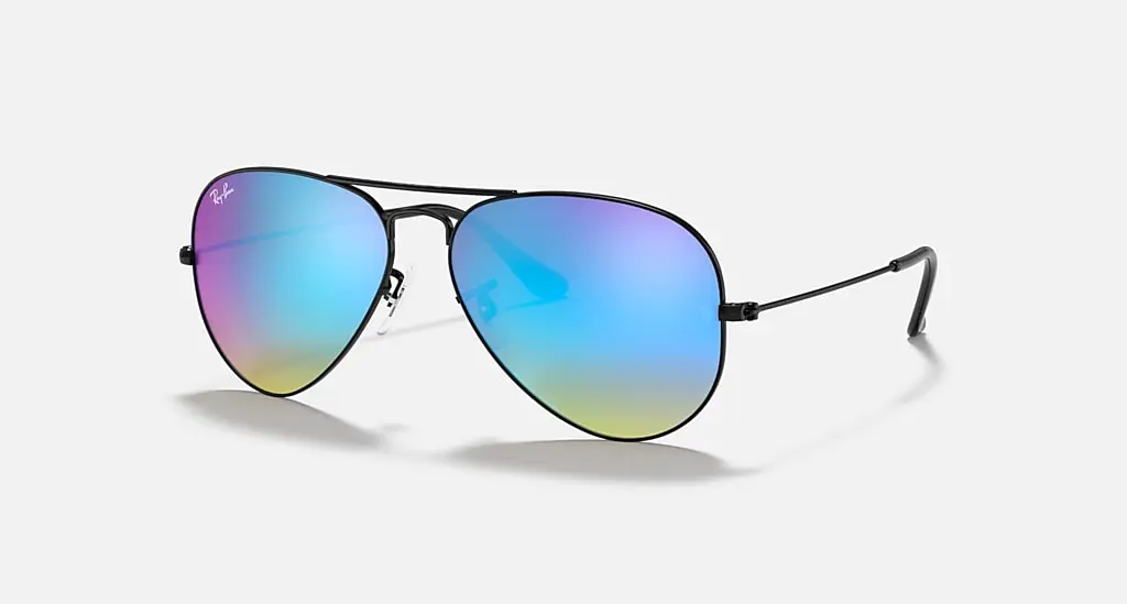 

Солнцезащитные очки Ray-Ban AVIATOR FLASH LENSES GRADIENT, синий
