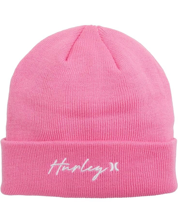 

Шапка Hurley Script Cuff Beanie, розовый