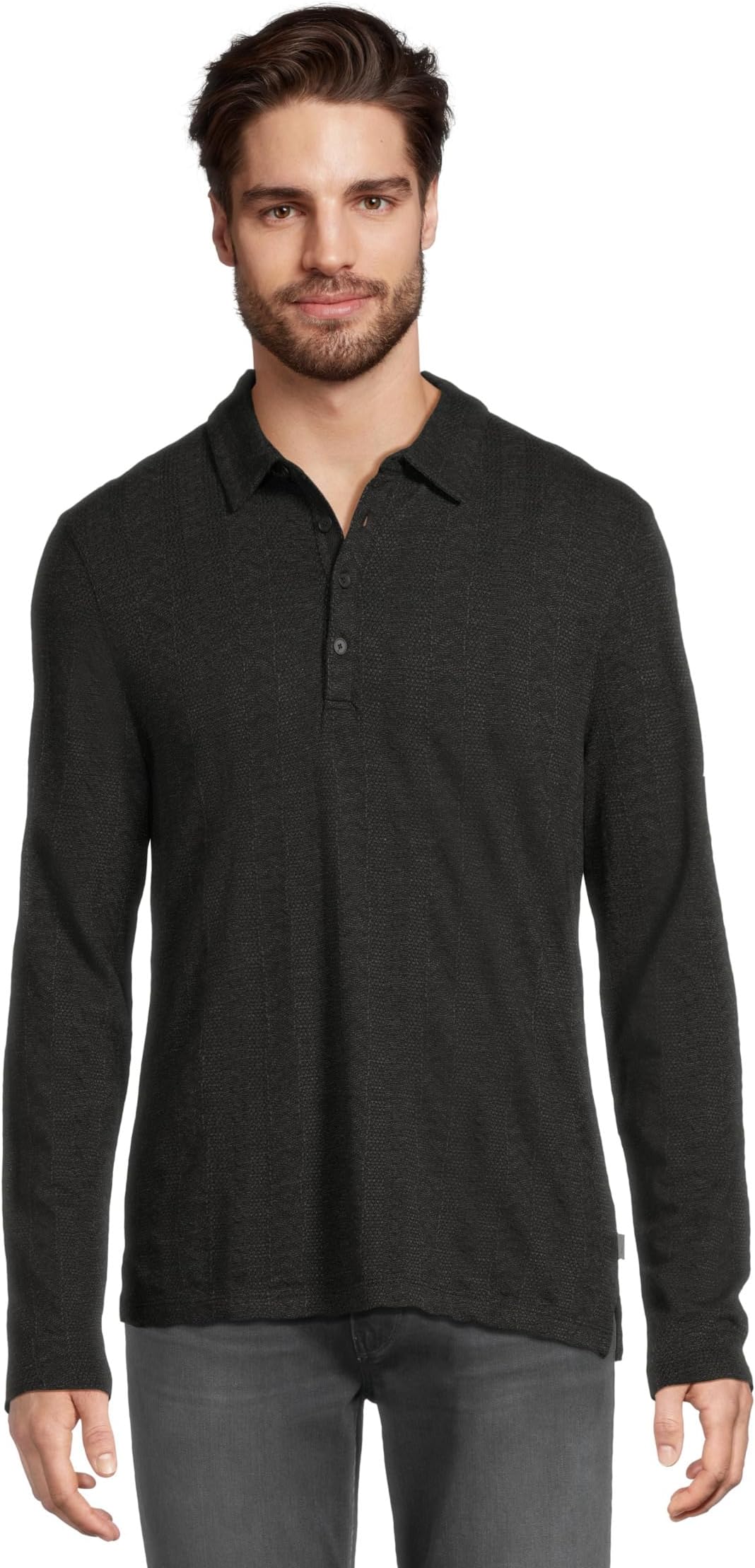 

Поло John Varvatos Jalen Polo K7021W25, черный