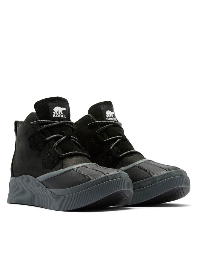 Ботинки женские Sorel Out N About IV Classic комбинированные из нубука, черный — фото 2