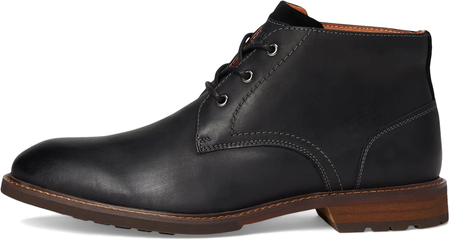 Мужские ботинки Florsheim Lodge Plain Toe 3-eye Chukka Boot, черный — фото 4