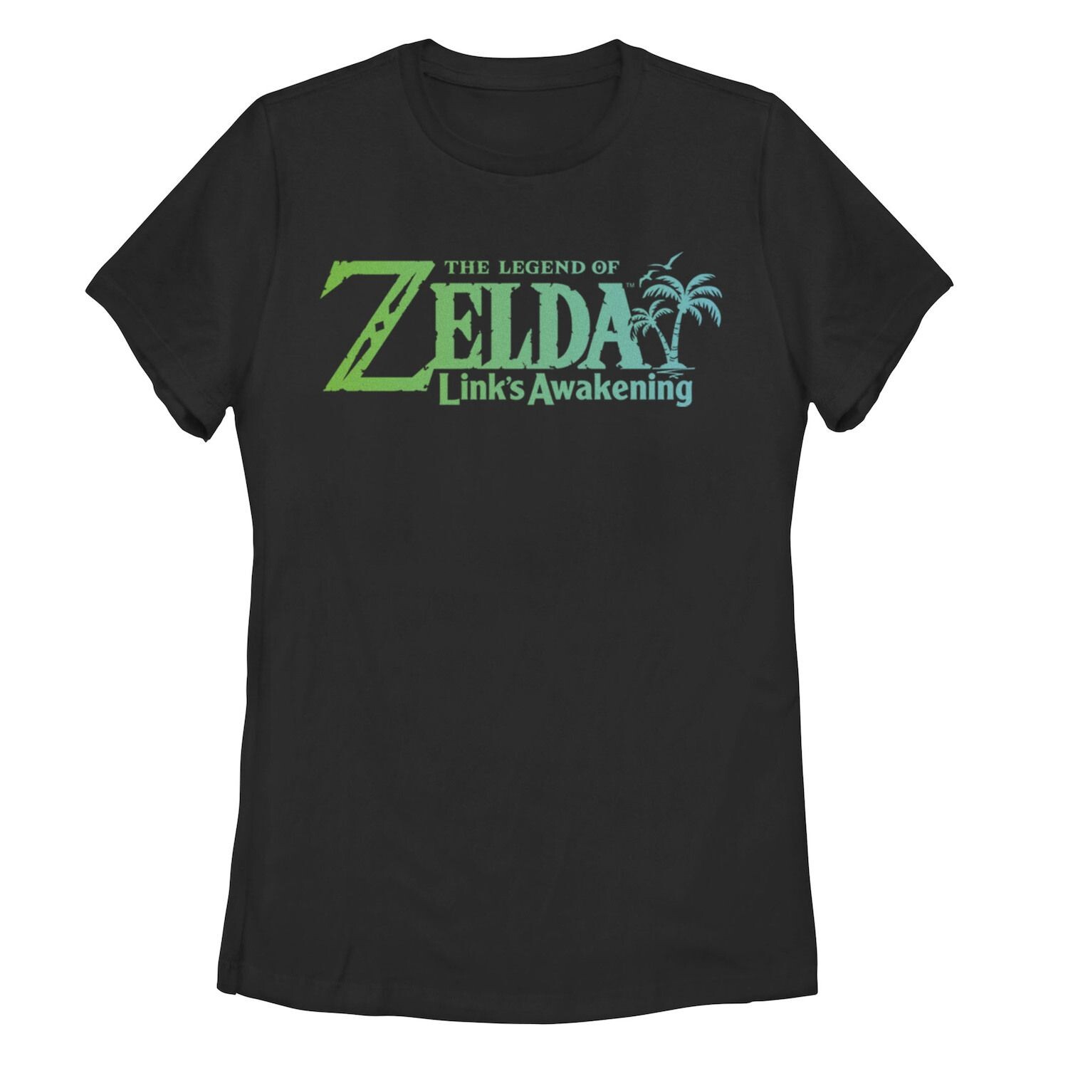 

Футболка с градиентным логотипом The Legend Of Zelda Link's Awakening для юниоров Licensed Character