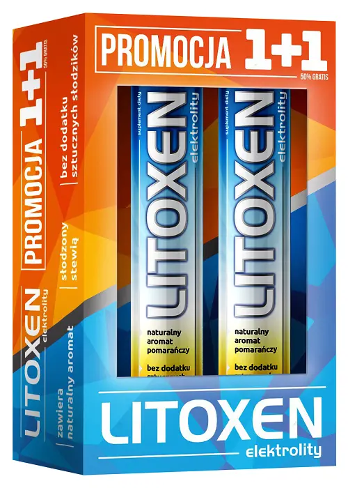 

Электролиты в шипучих таблетках Litoxen Zestaw, 40 шт
