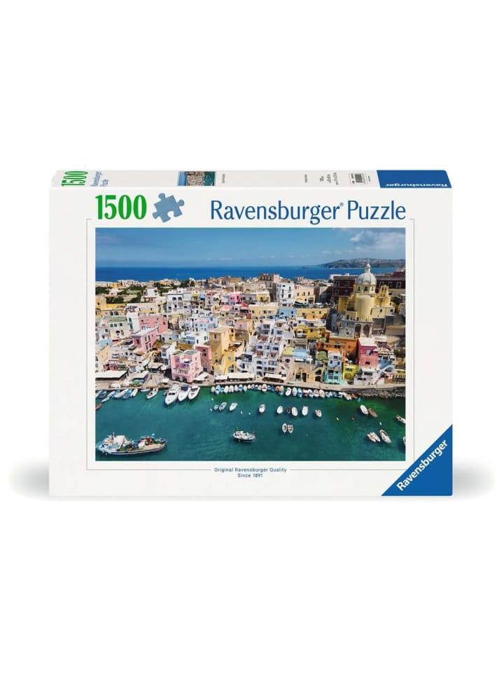

Пазл Ravensburger, 1500 деталей, красочный, Прочида, Италия