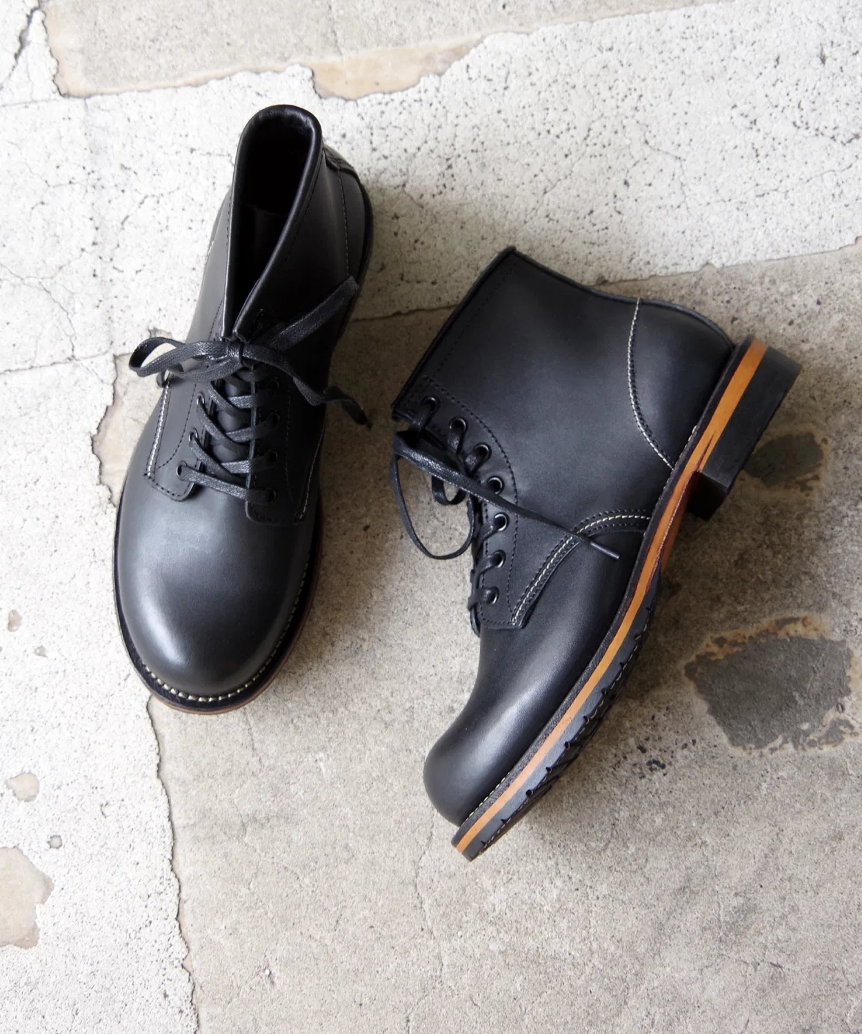 Ботинки рабочие из натуральной кожи DIAMOND STREET, Goodyear Welt, цвет тёмно-коричневый — фото 2