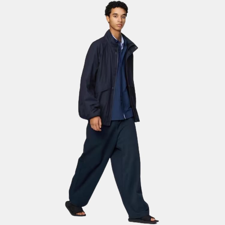 Коллекция X Clare Waight Keller Collaboration Collection C Брюки Casual Unisex UNIQLO, синий — фото 4