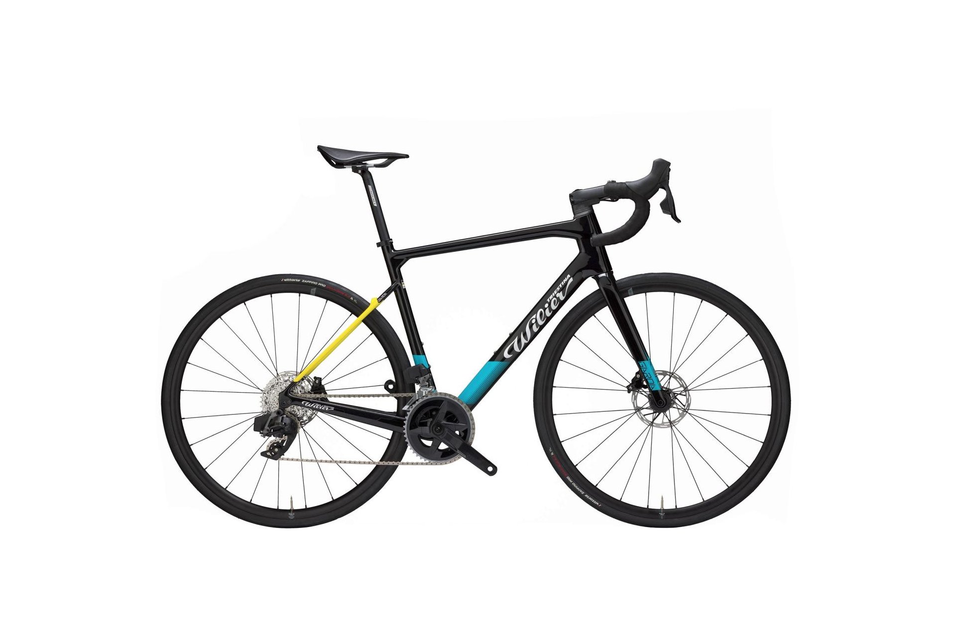 

Шоссейный велосипед Wilier Garda disc - 105 - rs171 - 28 дюймов - diamant, schwarz | black / astana blue; glossy