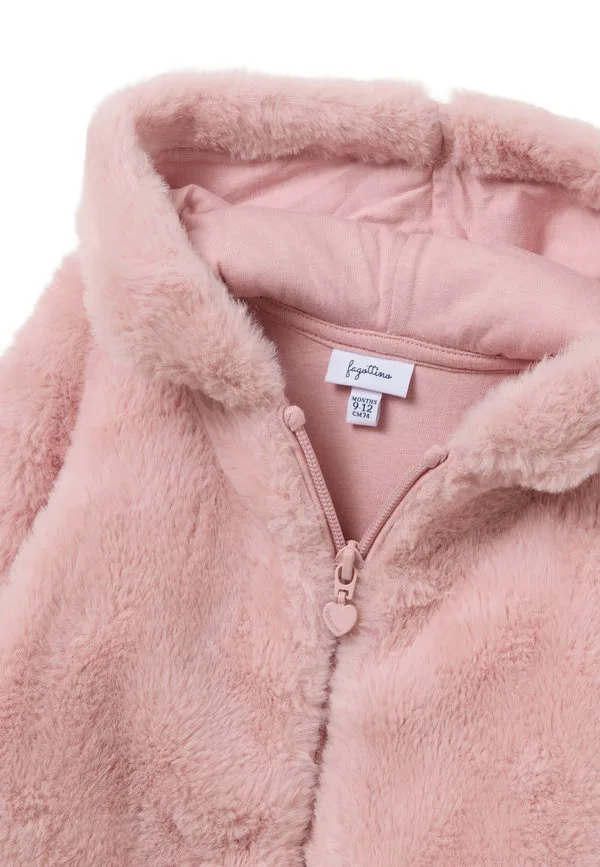 Толстовка с капюшоном и застежкой-молнией, стандартного кроя. Ovs, Pastel Pink — фото 3