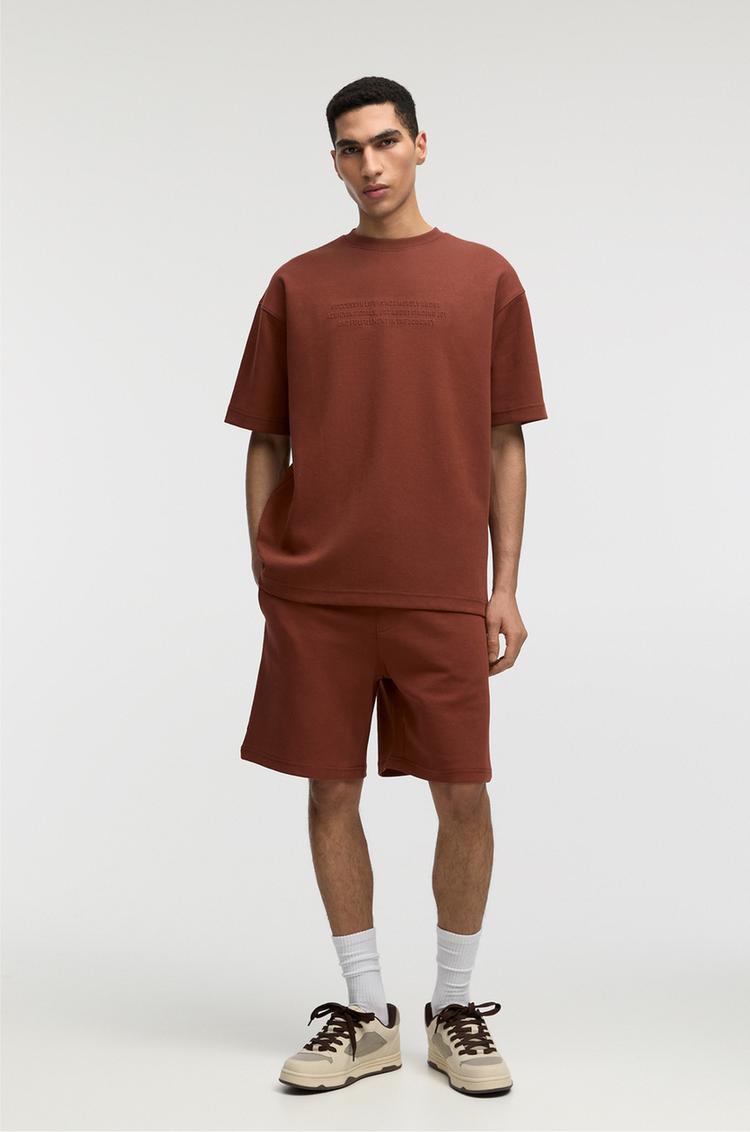 

Шорты-Бермуды Jogger Pull And Bear, красный