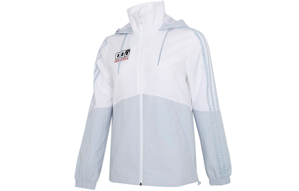 

Куртка женская бело-голубая разноцветная Adidas Neo