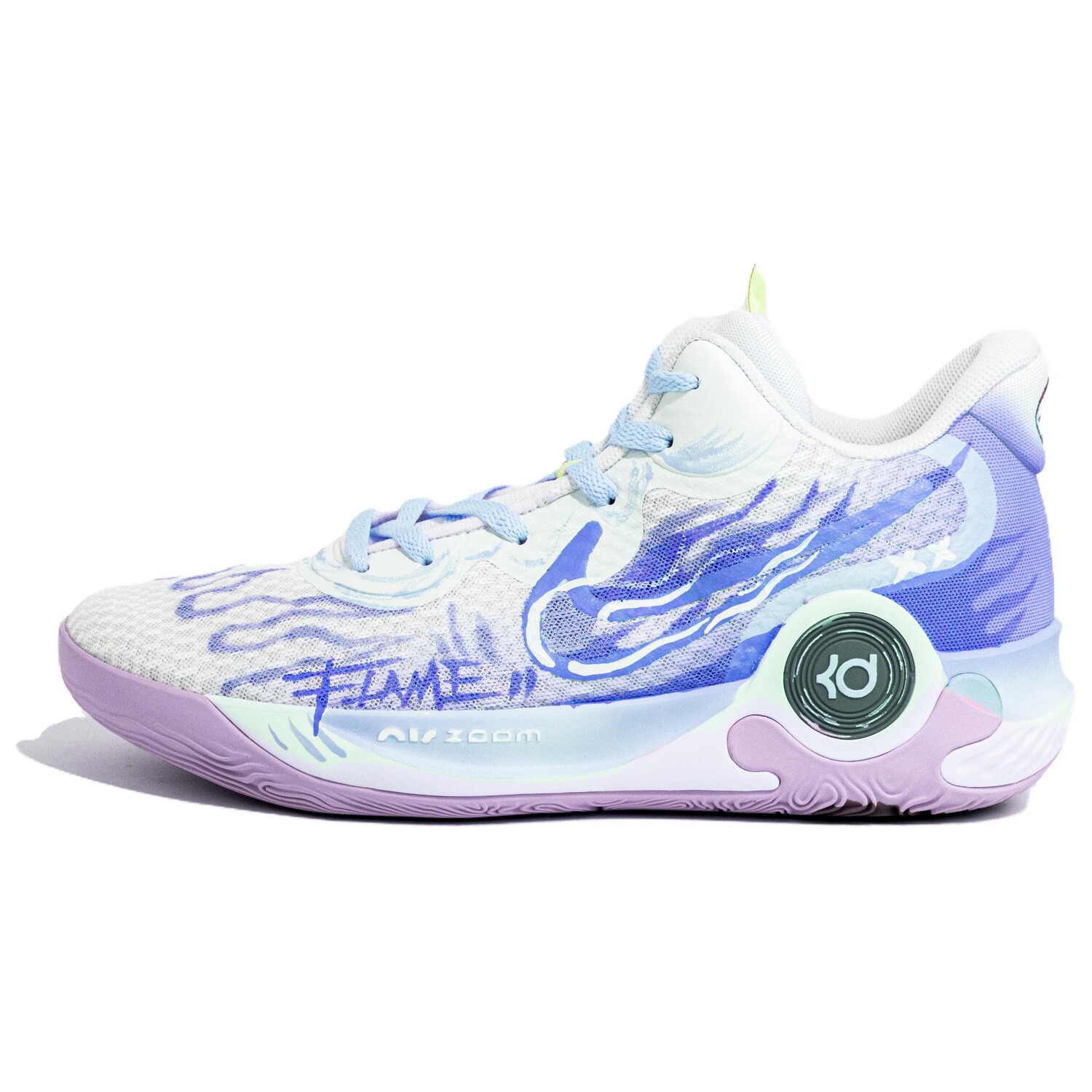 

Баскетбольные кроссовки KD Trey 5 IX Vintage Men Low-Top White/Purple Nike