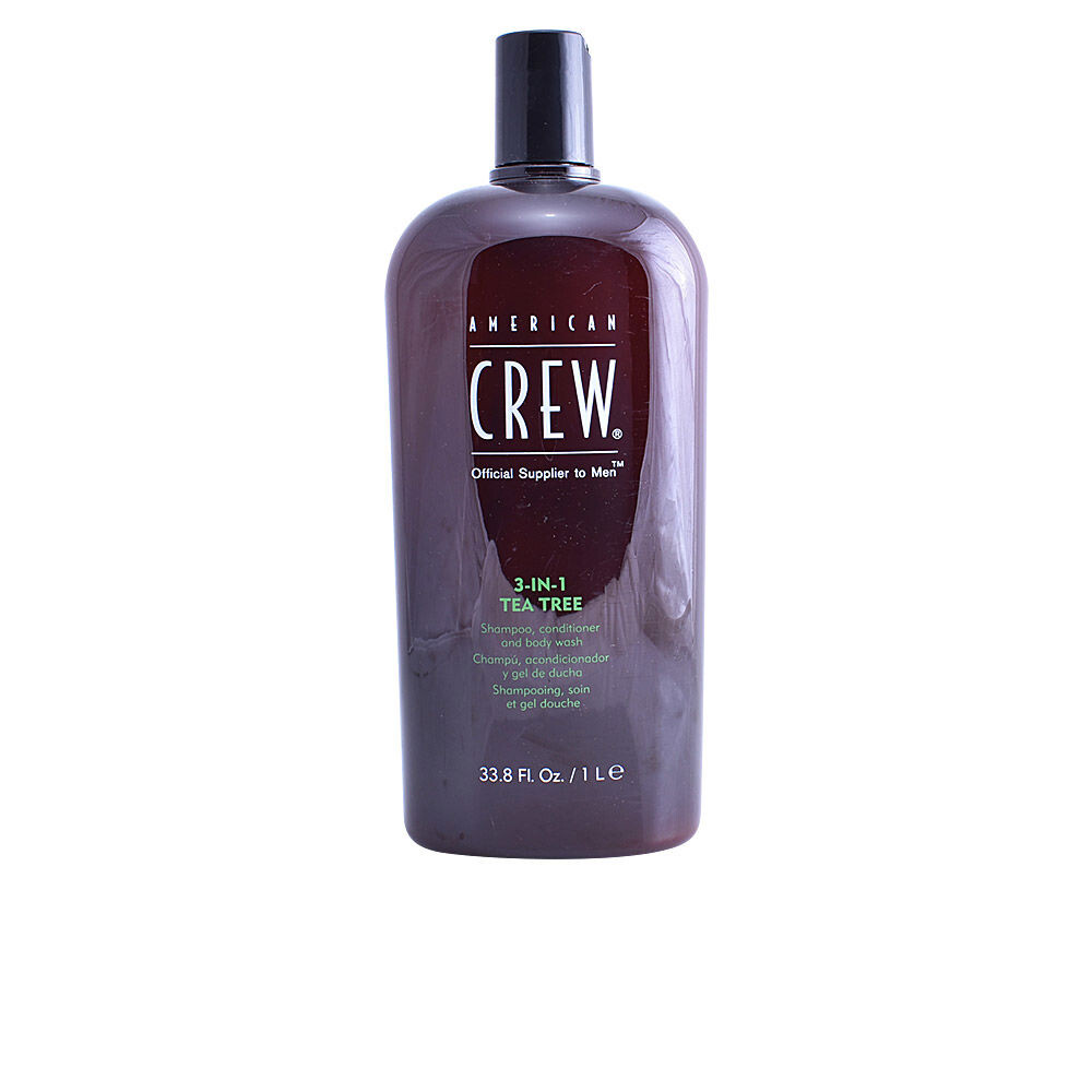 

Очищающий шампунь Tea Tree 3 In 1 Shampoo, Conditioner And Body Wash American Crew, 1000 мл