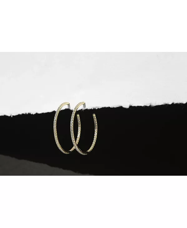 

Серьги 50 мм Rachelment, gold