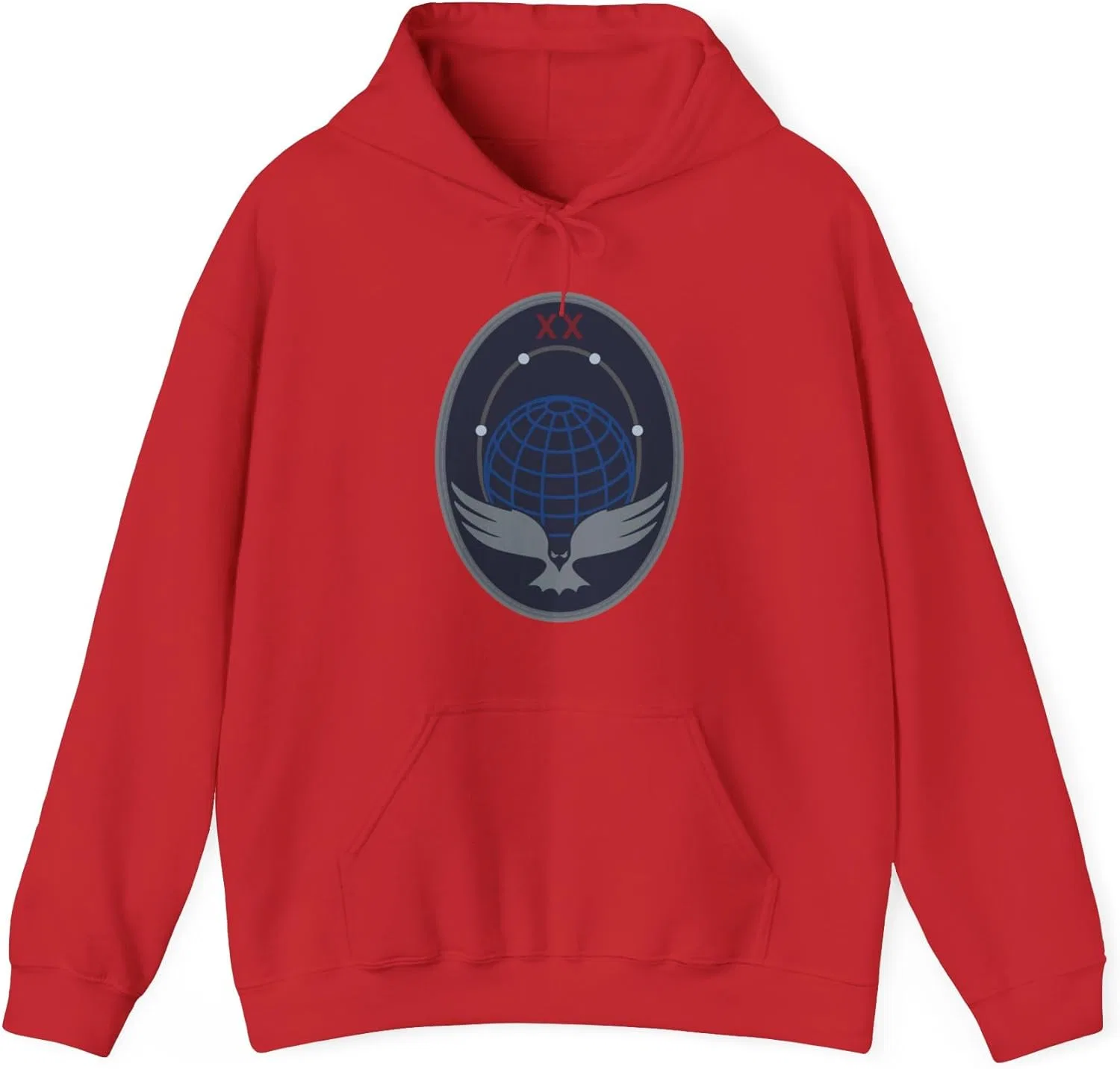 Толстовка 20 Space Surveillance Squadron (U.S. Space Force) GENERIC, красный