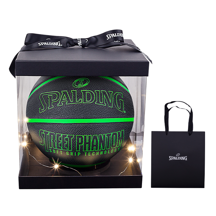 

SPALDING Уличная коллекция резиновый баскетбольный мяч зеленый размер 7 тренировочный унисекс