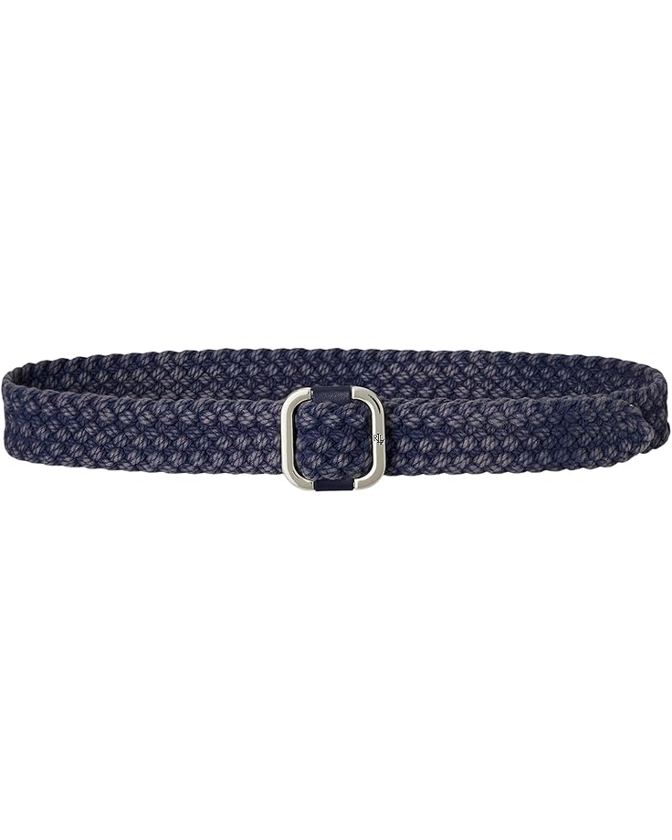 

Ремень Lauren Ralph Lauren Slide-Buckle Woven Denim Belt, цвет Denim