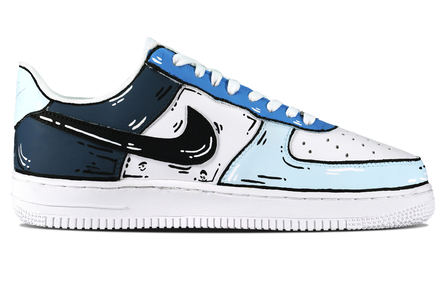 

Мужские кроссовки для скейтбординга Nike Air Force 1, Sky Blue