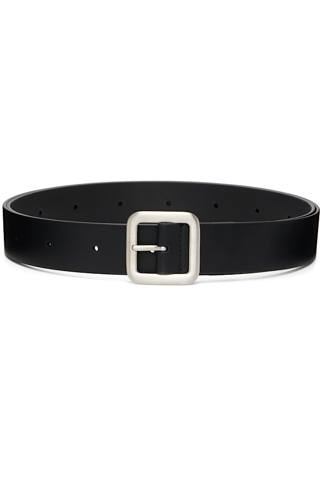 

Ремень из телячьей кожи Jil Sander, черный