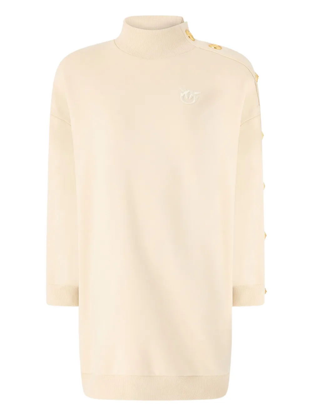 

Платье с пуговицами Pinko, бежевый