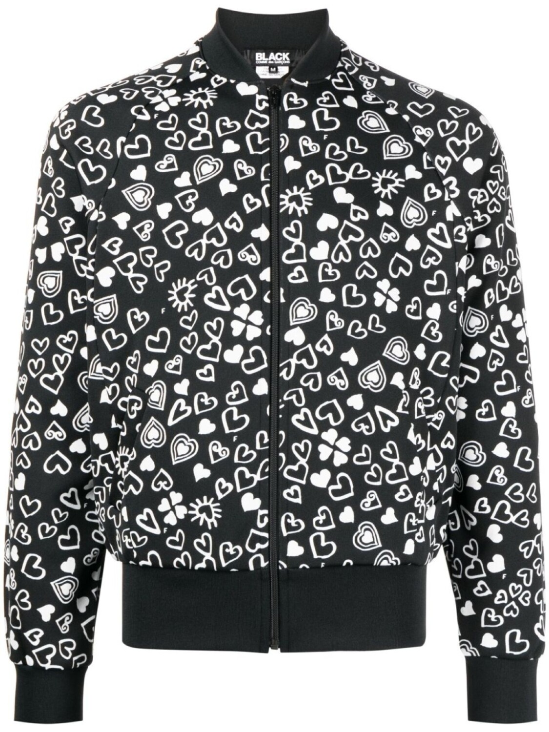 

Бомбер с принтом Black Comme Des Garçons, черный