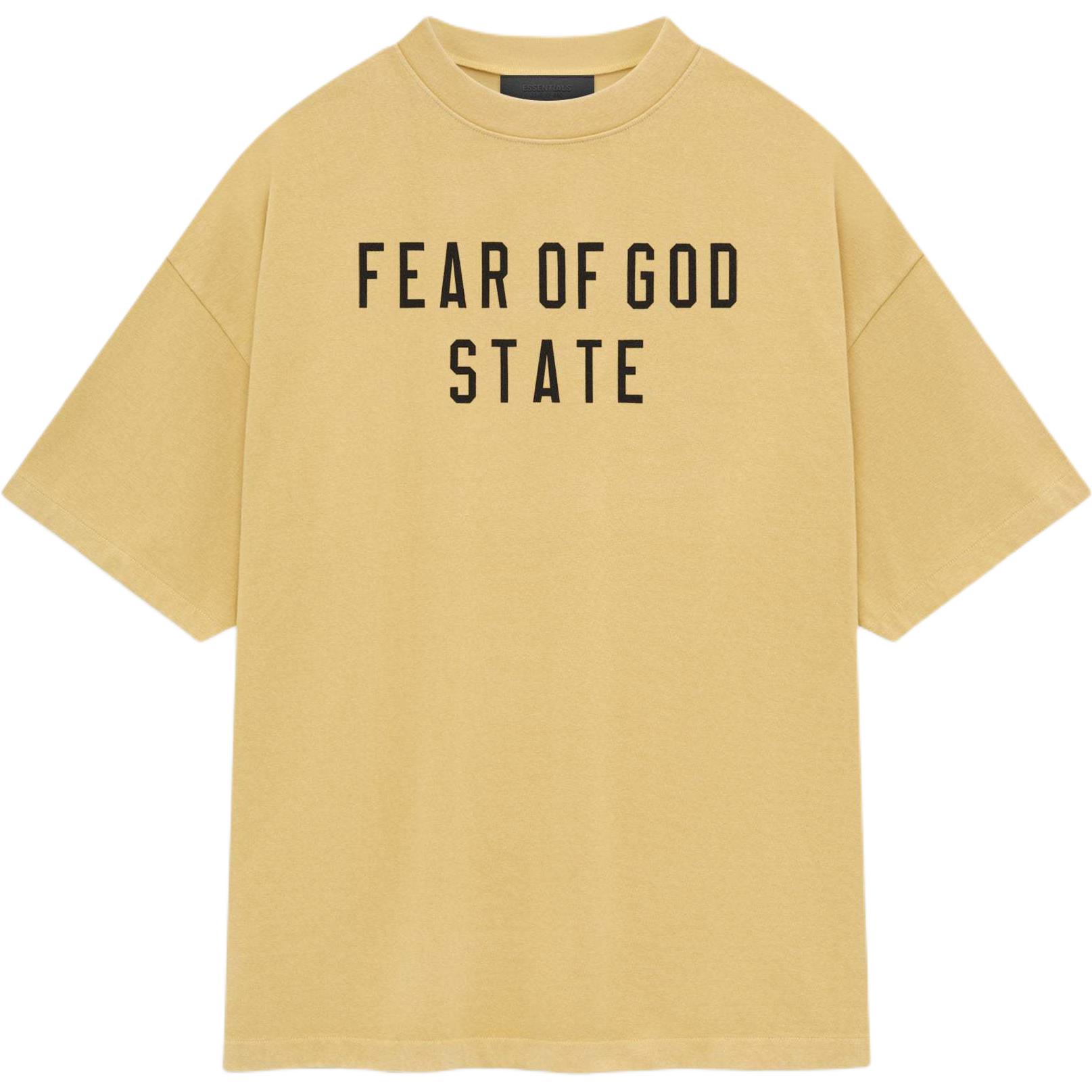 Тяжелая водолазка Fear Of God Essentials, янтарное золото/янтарь — фото 2