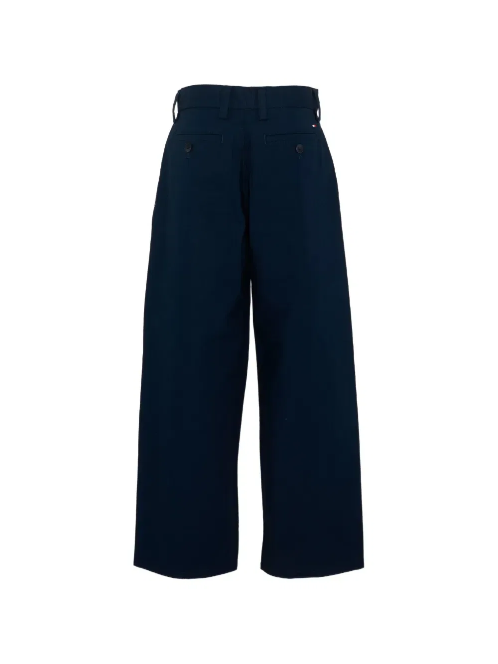Незаменимые легкие свободные брюки-чиносы из саржи Tommy Hilfiger Junior, синий — фото 2
