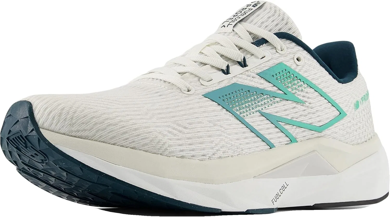 Мужские беговые кроссовки New Balance FuelCell Propel V5, 1K4 Grey Matter Team Navy — фото 2