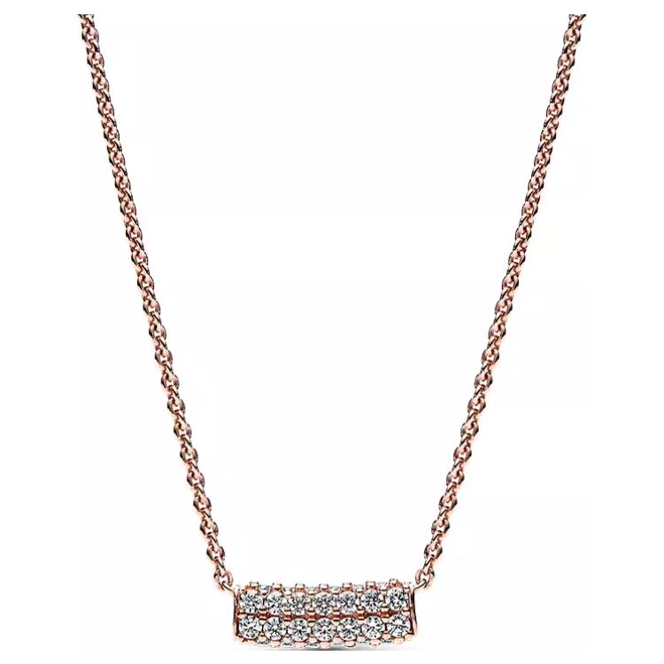 

Pandora Золотое покрытие медно-серебряный сплав ожерелье Women's Gold