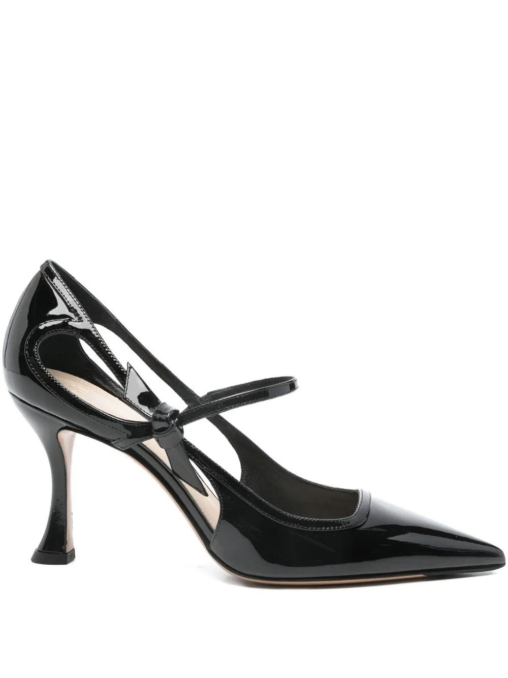 Туфли-лодочки Luita с заостренным мысом и каблуком 85 мм Alexandre Birman, черный