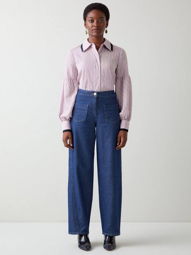 

Selma рубашка с цветовым контрастом L.K.Bennett, Purple