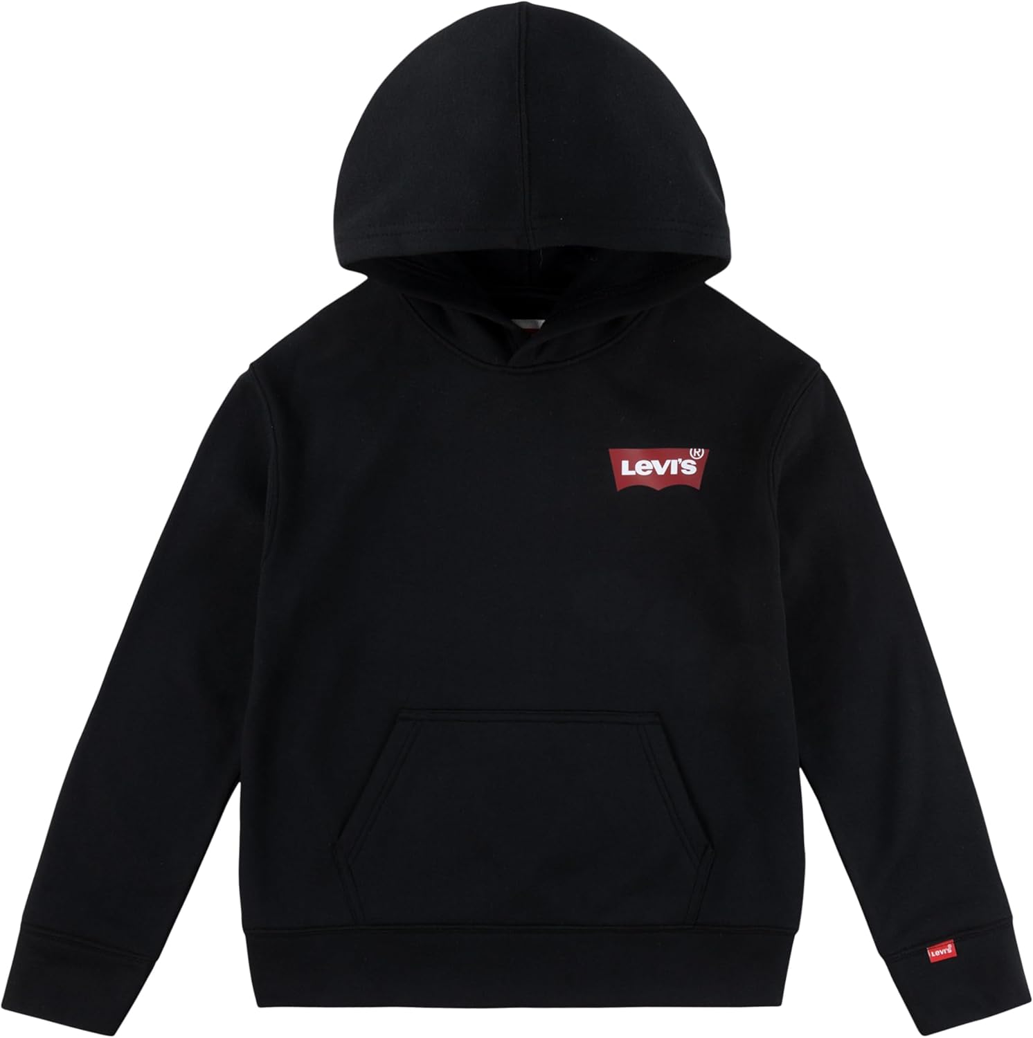 

Толстовка с капюшоном Levi's для мальчиков с мягким трикотажным рисунком, Black