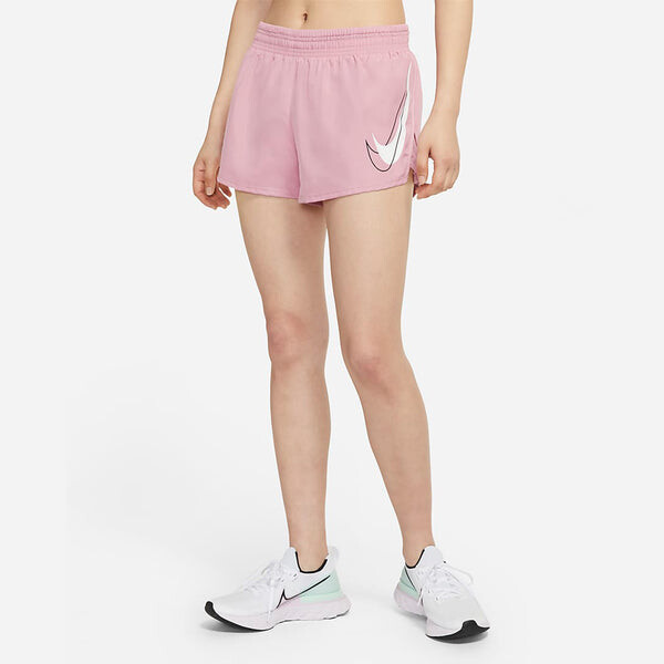 Шорты как w nk df swsh бегают короткие Nike, красный — фото 4
